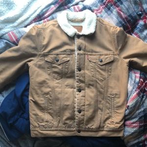 Levi’s Canvas Sherpa Trucker Jacket